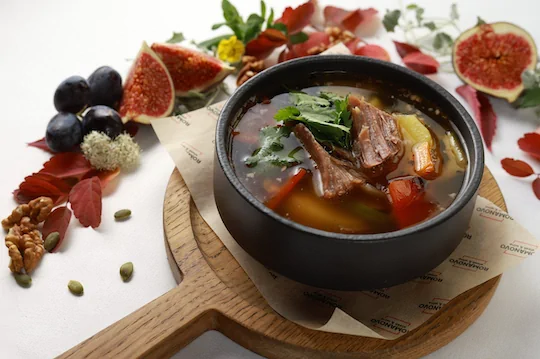 Шурпа из баранины с овощами