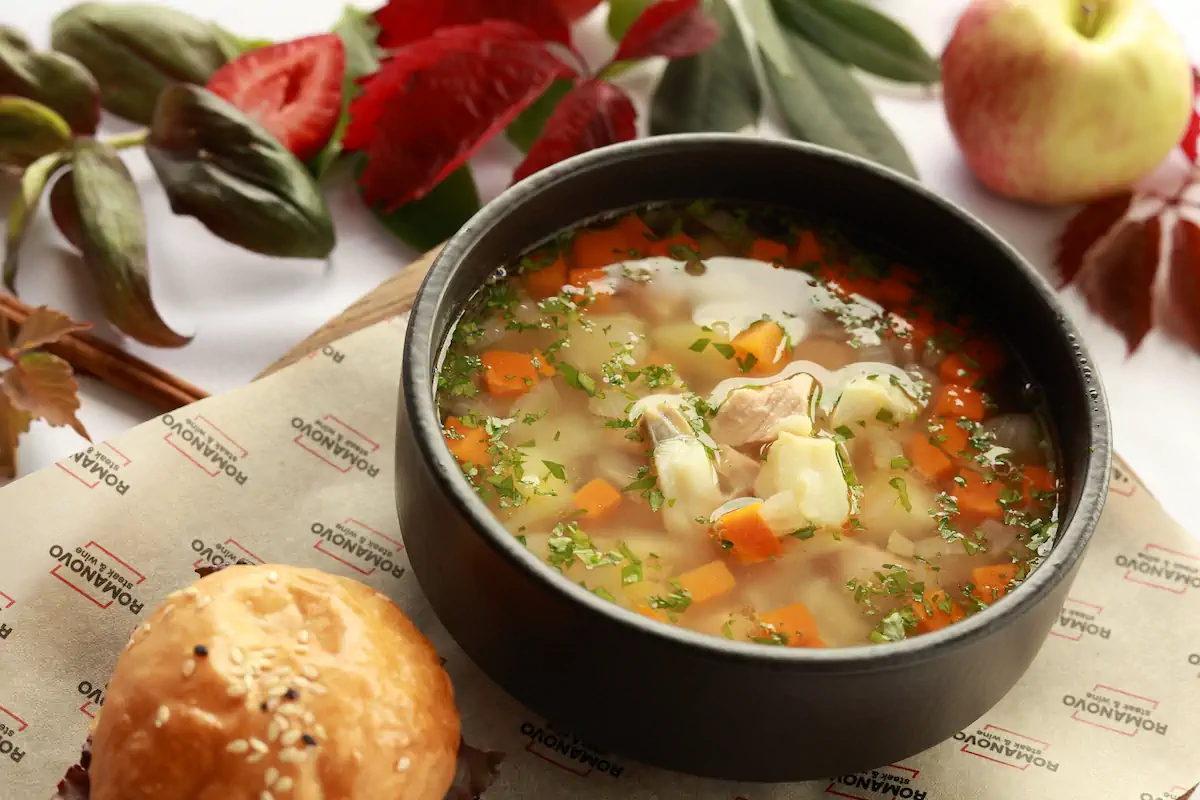 Уха из трех видов рыб