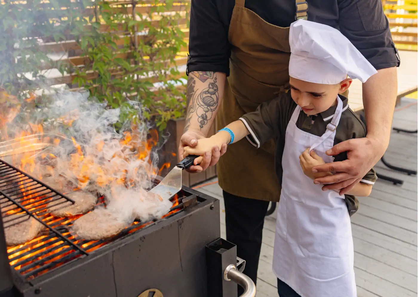 Яркий фотоотчет с детского мастер-класса в Romanovo Steak&Wine!